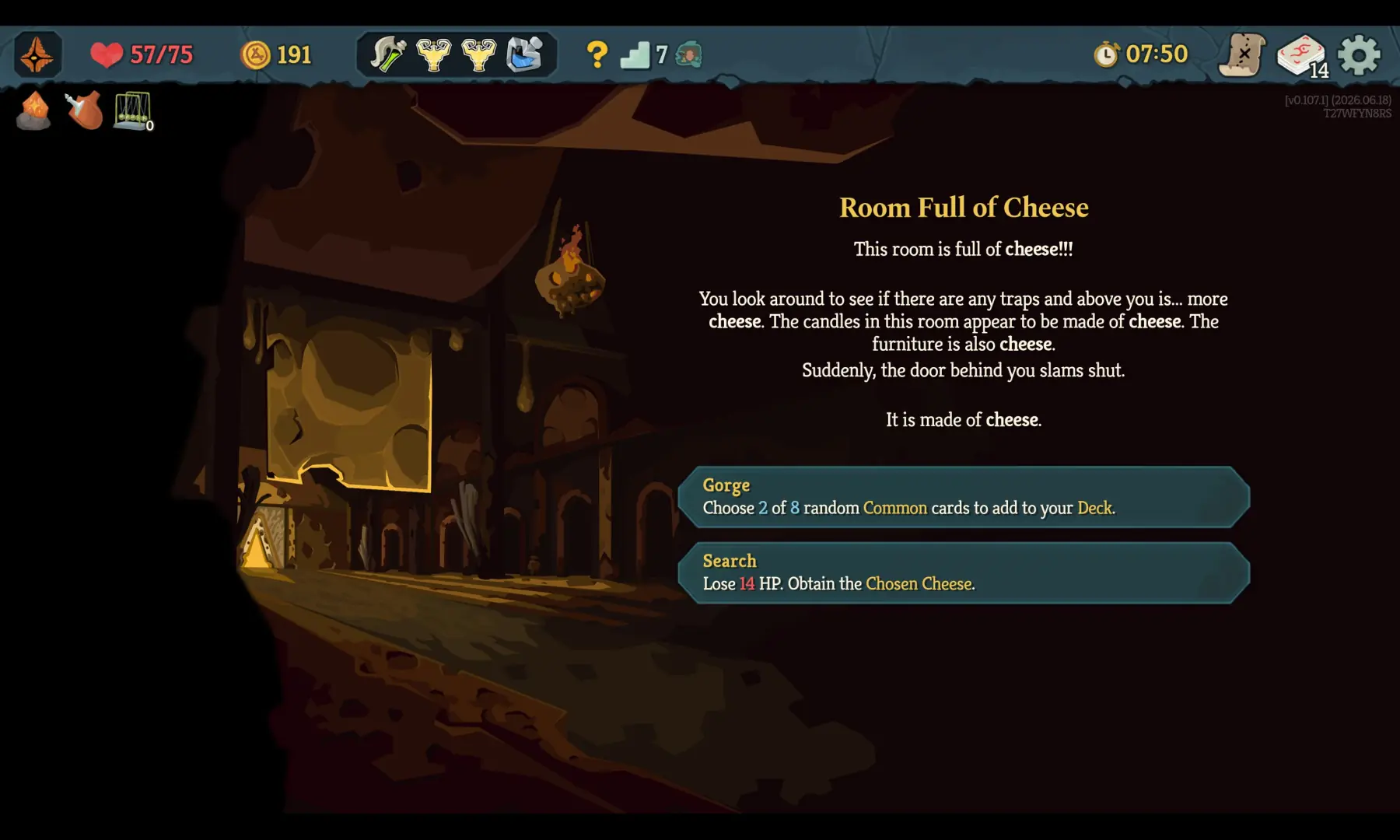 Cheese. — screengrab via author