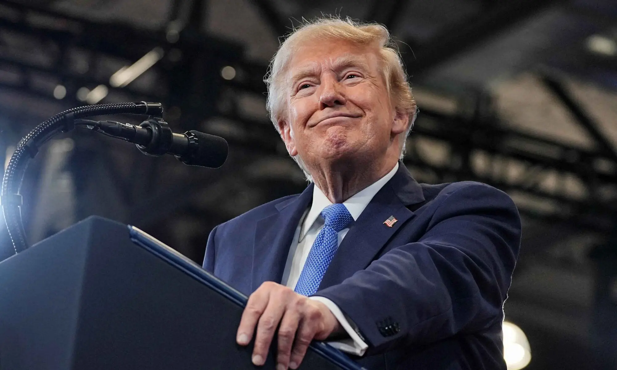 US President Donald Trump delivers remarks at David S. Mack Centre for Training and Intelligence in Garden City, New York, US, August 14, 2026. — Reuters US President Donald Trump delivers remarks at David S. Mack Centre for Training and Intelligence in Garden City, New York, US, August 14, 2026. — Reuters