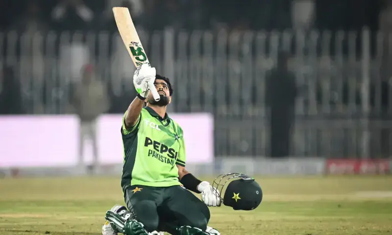 Pakistan batter Babar Azam celebrates scoring a century during the second One-day International against Sri Lanka at the Rawalpindi Cricket Stadium in Rawalpindi on November 14, 2025.–AFP Pakistan batter Babar Azam celebrates scoring a century during the second One-day International against Sri Lanka at the Rawalpindi Cricket Stadium in Rawalpindi on November 14, 2025.–AFP