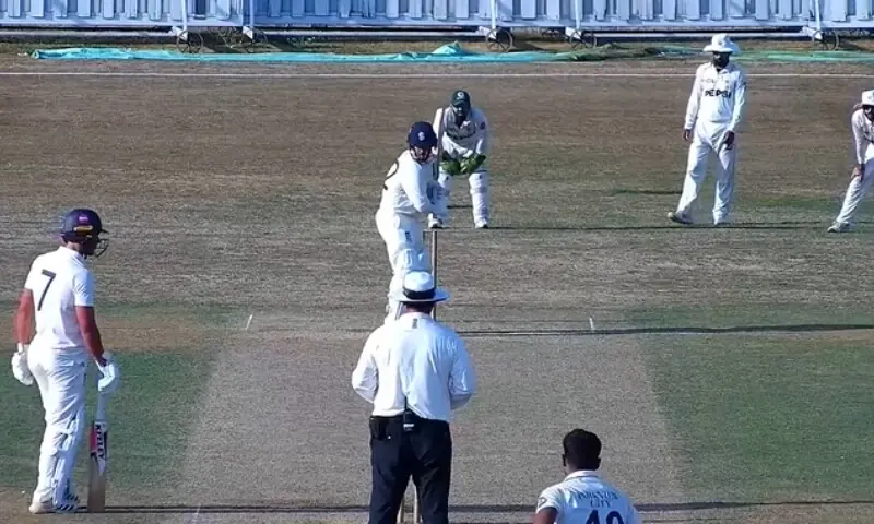A view of Saturday's match at the Kent County Cricket Ground. — Screengrab from video via www.kentcricket.co.uk A view of Saturday's match at the Kent County Cricket Ground. — Screengrab from video via www.kentcricket.co.uk