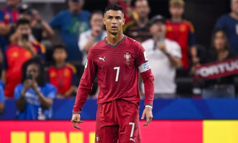 Portugal forward Cristiano Ronaldo (7) looks on during a Round of 16 match between Spain and Portugal in the 2026 FIFA World Cup at Dallas Stadium. — Reuters/File Portugal forward Cristiano Ronaldo (7) looks on during a Round of 16 match between Spain and Portugal in the 2026 FIFA World Cup at Dallas Stadium. — Reuters/File