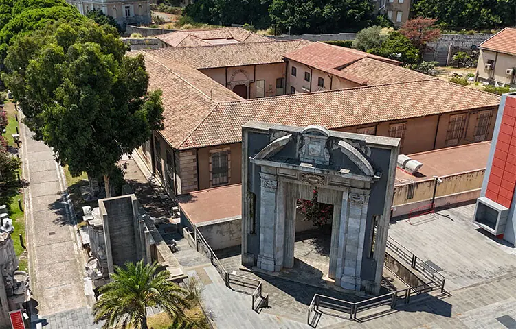 A drone view shows the grounds of a museum where four Renaissance artworks were stolen overnight.&mdash;Reuters