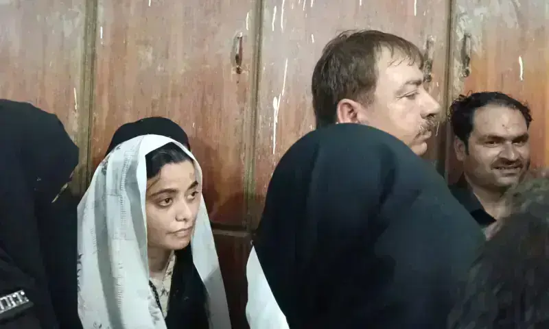 Alleged drug queenpin Anmol alias Pinky photographed during her court appearance on May 16, 2026. — Photo via author Alleged drug queenpin Anmol alias Pinky photographed during her court appearance on May 16, 2026. — Photo via author