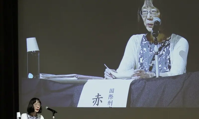 International Criminal Court President Tomoko Akane speaks during an event in Osaka, western Japan July 27, 2026. — photo by Kyodo via Reuters International Criminal Court President Tomoko Akane speaks during an event in Osaka, western Japan July 27, 2026. — photo by Kyodo via Reuters