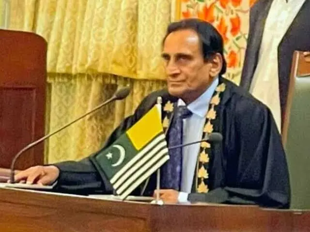 Azad Jammu and Kashmir (AJK) President Chaudhry Latif Akbar. &mdash;APP/File