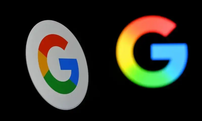 This illustration photograph shows https://www.dawn.com/news/1886968of Google logo in Brussels on September 29. —AFP (File) This illustration photograph shows https://www.dawn.com/news/1886968of Google logo in Brussels on September 29. —AFP (File)