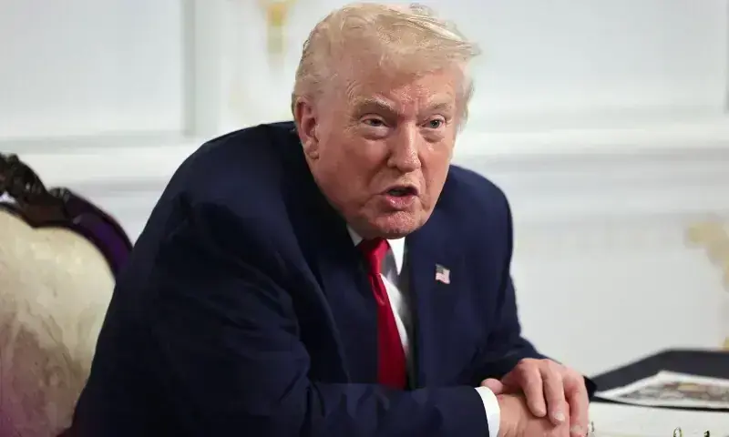 US President Donald Trump speaks with members of the media following a call with military service members, on Thanksgiving, in Palm Beach, Florida, US on November 27, 2025. —Reuters/File US President Donald Trump speaks with members of the media following a call with military service members, on Thanksgiving, in Palm Beach, Florida, US on November 27, 2025. —Reuters/File