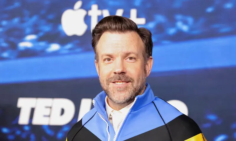 Actor Jason Sudeikis plays the titular Ted Lasso | Apple TV Actor Jason Sudeikis plays the titular Ted Lasso | Apple TV