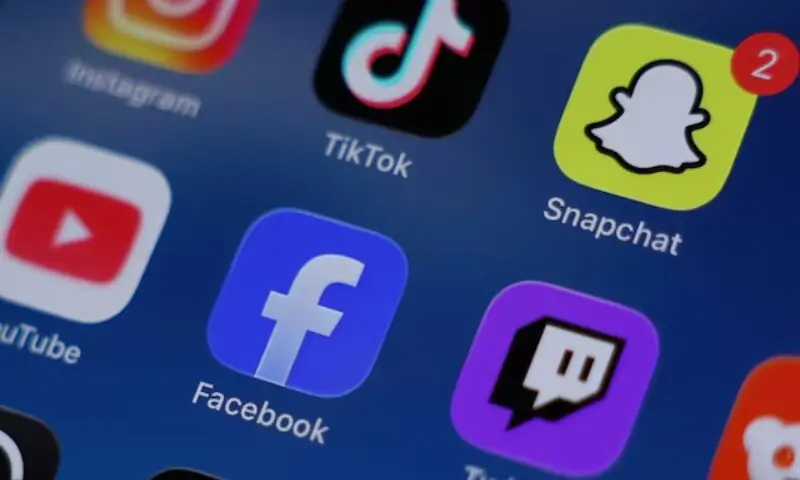 Instagram, TikTok, Snapchat, YouTube, Facebook, Twitch and Reddit applications are displayed on a mobile phone ahead of new law banning social media for users under 16 in Australia, in this picture illustration taken on December 9, 2025. — Reuters Instagram, TikTok, Snapchat, YouTube, Facebook, Twitch and Reddit applications are displayed on a mobile phone ahead of new law banning social media for users under 16 in Australia, in this picture illustration taken on December 9, 2025. — Reuters