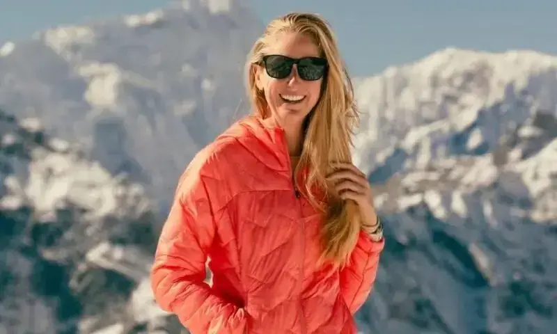 US climber Sarah Mallory Geis. — photo provided by author US climber Sarah Mallory Geis. — photo provided by author