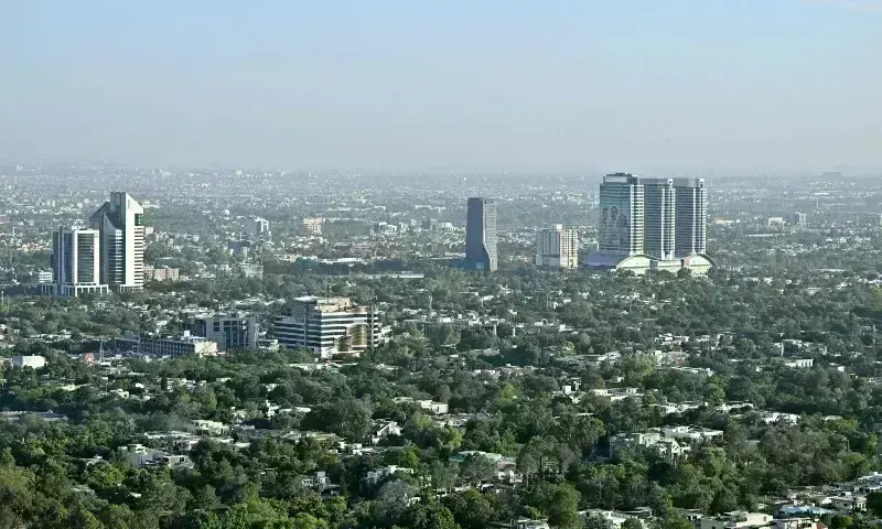 A general view shows buildings in Islamabad on April 25, 2026. &mdash;AFP/File