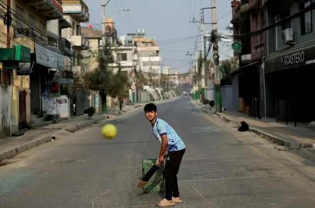 A boy plays cricket on an empty road during the general election in Lalitpur, Nepal, March 5, 2026. —Reuters/File A boy plays cricket on an empty road during the general election in Lalitpur, Nepal, March 5, 2026. —Reuters/File