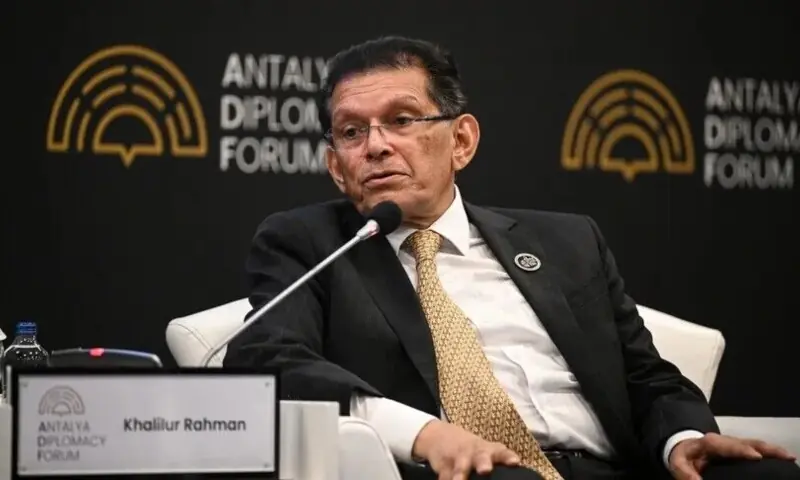 A photo of Bangladeshi Foreign Minister Khalilul Rahman. &mdash; Anadolu/File