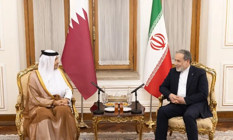 Prime Minister and Minister of Foreign Affairs, Sheikh Mohammed bin Abdulrahman bin Jassim Al-Thani met in Tehran on Thursday with HE Minister of Foreign Affairs of the Islamic Republic of Iran, Abbas Araghchi. --MofaQatar/X Prime Minister and Minister of Foreign Affairs, Sheikh Mohammed bin Abdulrahman bin Jassim Al-Thani met in Tehran on Thursday with HE Minister of Foreign Affairs of the Islamic Republic of Iran, Abbas Araghchi. --MofaQatar/X
