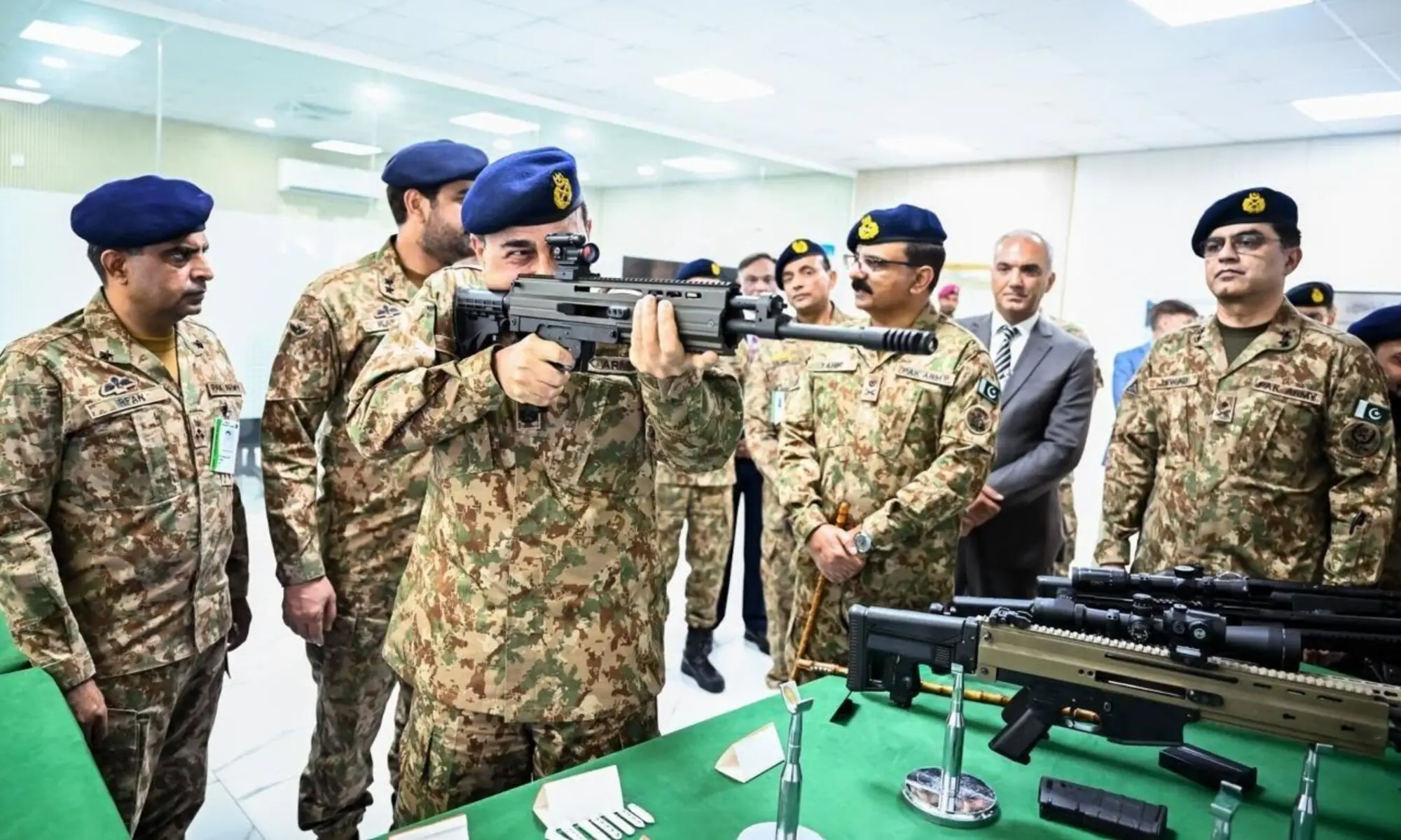 Chief of Defence Forces (CDF) and Chief of Army Staff Field Marshal Asim Munir visited the Pakistan Ordnance Factory. — Photo courtesy ISPR Chief of Defence Forces (CDF) and Chief of Army Staff Field Marshal Asim Munir visited the Pakistan Ordnance Factory. — Photo courtesy ISPR