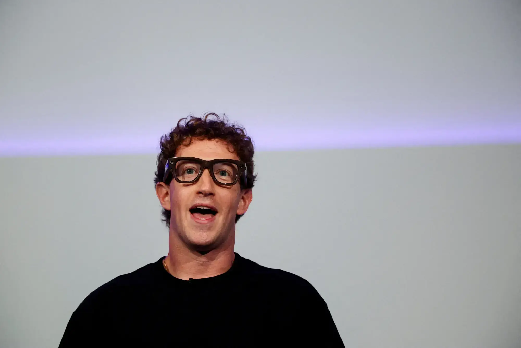 Meta CEO Mark Zuckerbeg launches Meta Smart Glasses in September 2025. Photo: Reuters