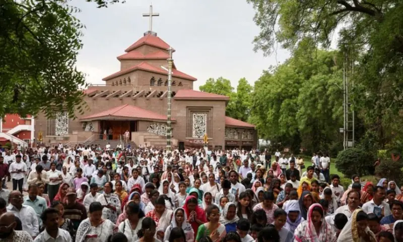 Christian devotees pray marking Good Friday at St. Mary's Cathedral in Varanasi, India on April 3, 2026. — AFP/File Christian devotees pray marking Good Friday at St. Mary's Cathedral in Varanasi, India on April 3, 2026. — AFP/File