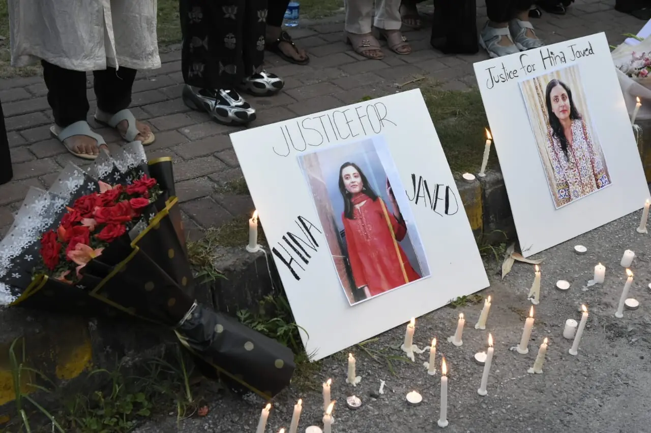 Islamabad mourns Hina Javed and the rise of femicide in Pakistan at candlelight vigil