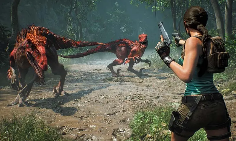 A screenshot from the upcoming Tomb Raider: Legacy of Atlantis. — Steam