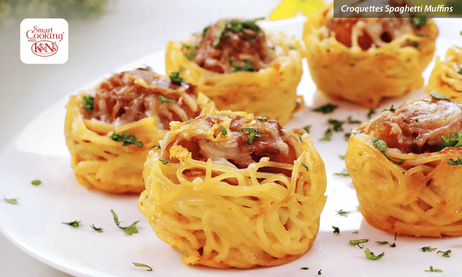 K&N's SmartCooking Recipes: Croquettes Spaghetti Muffins K&N's SmartCooking Recipes: Croquettes Spaghetti Muffins