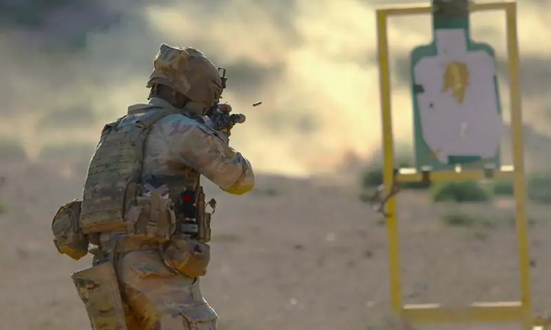 A US Army trooper participates in a training excerise in the Middle East, in this photograph released by US Central Command on July 5, 2026. — X/@CENTCOM/File A US Army trooper participates in a training excerise in the Middle East, in this photograph released by US Central Command on July 5, 2026. — X/@CENTCOM/File