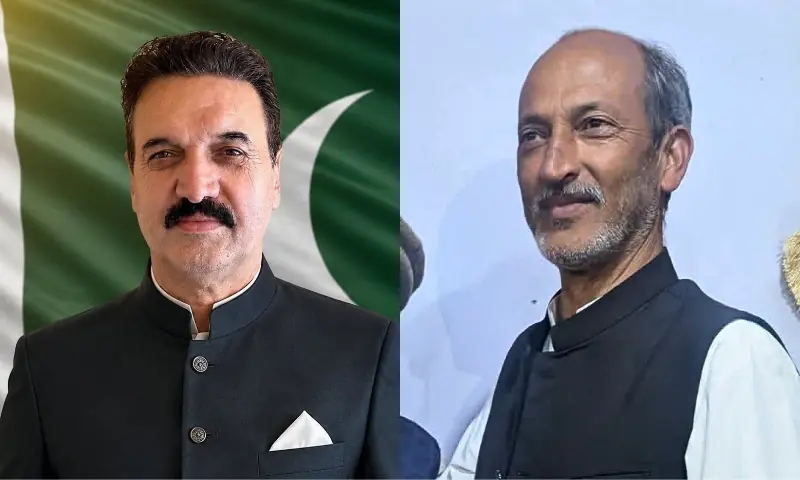 This photo combo shows PPP candidate Akhtar Abbas Nashad (L) and independent candidate Mohammad Saleem (R). — File photos via Facebook/Team Akhtar Nashad Facebook/saleemwazir05 This photo combo shows PPP candidate Akhtar Abbas Nashad (L) and independent candidate Mohammad Saleem (R). — File photos via Facebook/Team Akhtar Nashad Facebook/saleemwazir05