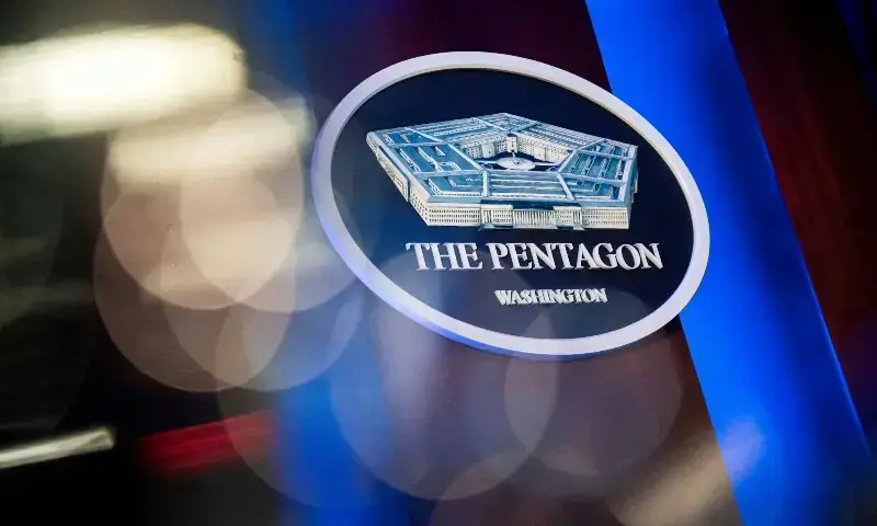 The Pentagon logo is seen behind the podium in the briefing room at the Pentagon in Arlington, Virginia, U.S., January 8, 2020. —Reuters/File The Pentagon logo is seen behind the podium in the briefing room at the Pentagon in Arlington, Virginia, U.S., January 8, 2020. —Reuters/File