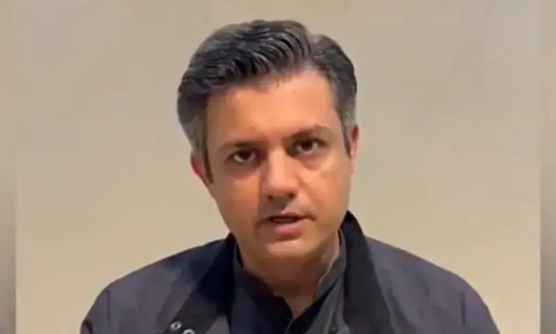 Hammad Azhar speaks in a recorded video statement, shared by PTI on Nov 21, 2025. &mdash; X/PTIPunjabPK/File