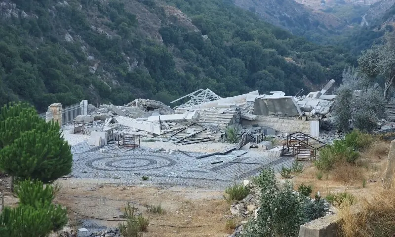 Damage at the site of an Israeli strike, in Arab Salim, Lebanon, September 6, 2026. — Reuters Damage at the site of an Israeli strike, in Arab Salim, Lebanon, September 6, 2026. — Reuters