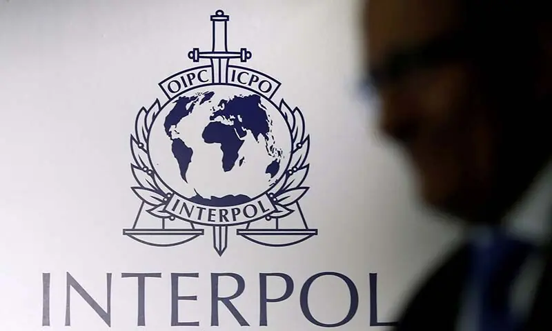 An image of the Interpol logo from September 30, 2014. &mdash; Reuters/File
