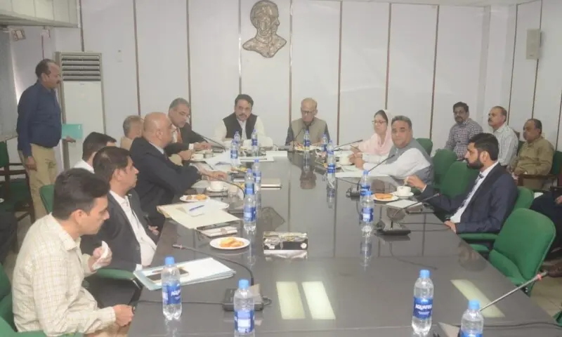 A meeting of the Senate Standing Subcommittee on Industries and Production is held at Pakistan Steel Mills on September 7, 2026. — Senate website A meeting of the Senate Standing Subcommittee on Industries and Production is held at Pakistan Steel Mills on September 7, 2026. — Senate website