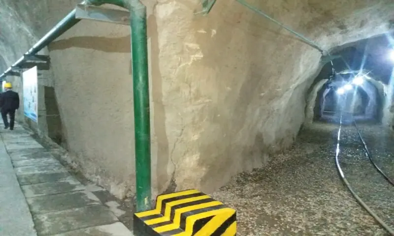 A view of a tunnel in the lead-zinc mining project in Duddar, Balochistan. —Dawn/File A view of a tunnel in the lead-zinc mining project in Duddar, Balochistan. —Dawn/File