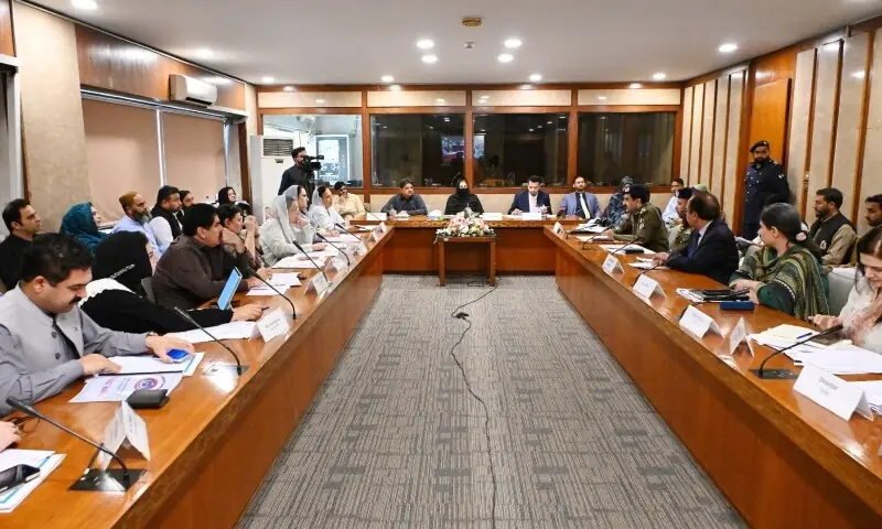 MNA Syeda Nosheen Iftikhar chairs a meeting of National Assembly Standing committee on Human Rights on September 7, 2026. &mdash; @NAofPakistan/X
