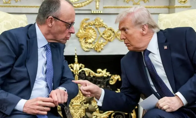 President Donald Trump and German Chancellor Friedrich Merz meet in the Oval Office at the White House in Washington, DC, US, March 3, 2026. —Reuters/File President Donald Trump and German Chancellor Friedrich Merz meet in the Oval Office at the White House in Washington, DC, US, March 3, 2026. —Reuters/File