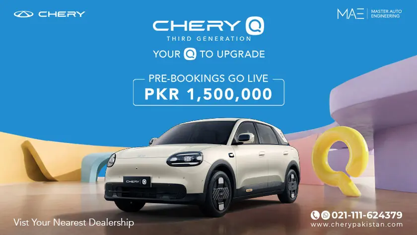 Chery Q bookings open with Rs1.5 million — your Q to beat the fuel bill Chery Q bookings open with Rs1.5 million — your Q to beat the fuel bill