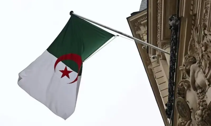 The Algerian flag flies on the facade of the Algerian Embassy in Paris, France on April 16, 2025. —Reuters The Algerian flag flies on the facade of the Algerian Embassy in Paris, France on April 16, 2025. —Reuters