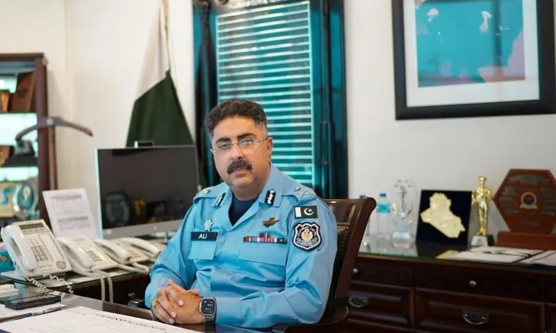 A photo of outgoing Islamabad IG Nasir Ali Rizvi. — APP/File A photo of outgoing Islamabad IG Nasir Ali Rizvi. — APP/File