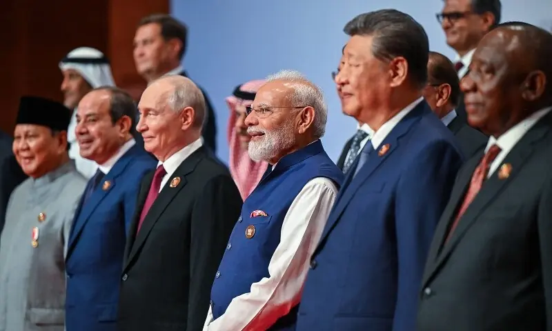 This handout photograph taken and released by Indian Press Information Bureau (PIB) on September 13, 2026 shows Russia's President Vladimir Putin (3L), India's Prime Minister Narendra Modi (3R) and China's President Xi Jinping (2R) posing with other leaders for a family photo during the 18th Brics Summit in New Delhi. —PIB via AFP This handout photograph taken and released by Indian Press Information Bureau (PIB) on September 13, 2026 shows Russia's President Vladimir Putin (3L), India's Prime Minister Narendra Modi (3R) and China's President Xi Jinping (2R) posing with other leaders for a family photo during the 18th Brics Summit in New Delhi. —PIB via AFP