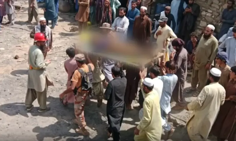 A screengrab from a video shows the army conducting a rescue operation following a gas explosion in a mine in Harnai, Balochistan on Sept 13, 2026. — via Radio Pakistan A screengrab from a video shows the army conducting a rescue operation following a gas explosion in a mine in Harnai, Balochistan on Sept 13, 2026. — via Radio Pakistan