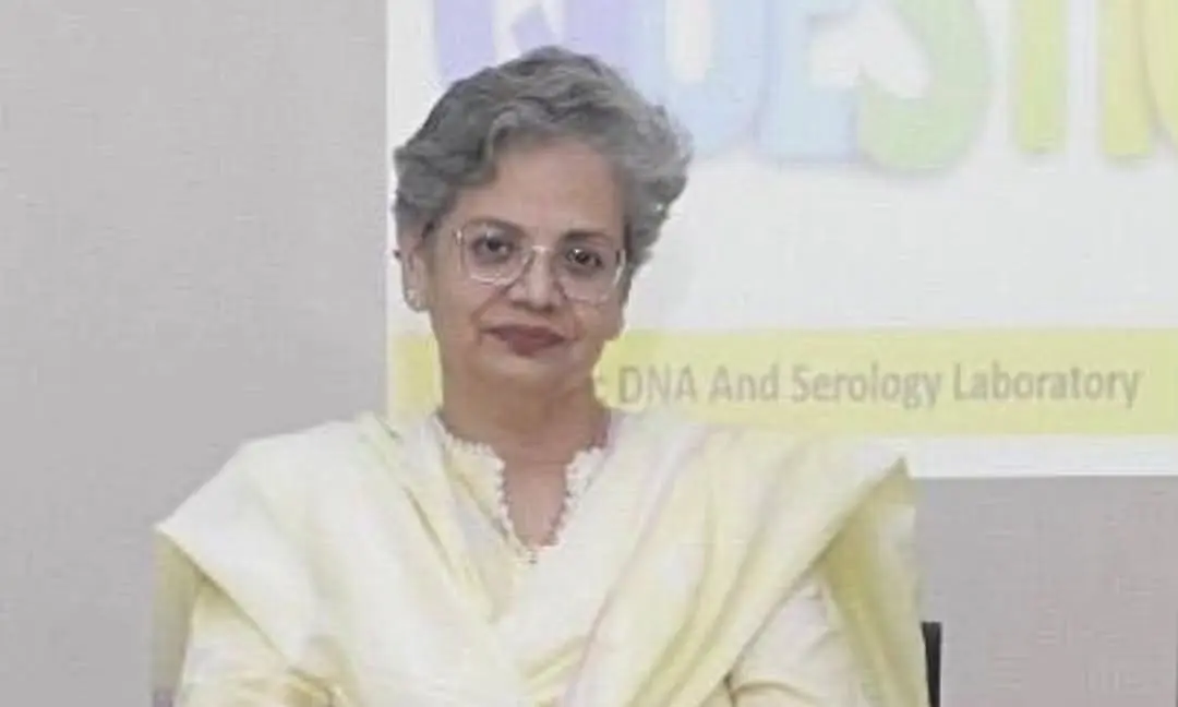 Police Surgeon Dr Summaiya Syed at a seminar in Karachi. — via Instagram/summaiya72 Police Surgeon Dr Summaiya Syed at a seminar in Karachi. — via Instagram/summaiya72
