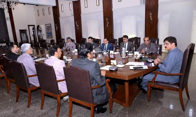 Sindh Chief Minister Syed Murad Ali Shah on Monday presided over a meeting on the release of wheat to flour mills at the Chief Minister's House. — Photo courtesy @SindhCMHouse/X Sindh Chief Minister Syed Murad Ali Shah on Monday presided over a meeting on the release of wheat to flour mills at the Chief Minister's House. — Photo courtesy @SindhCMHouse/X