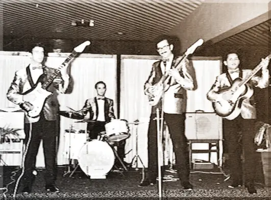 The Ivan&rsquo;s Aces band playing at a club in Karachi | Legendary Musicians of Karachi