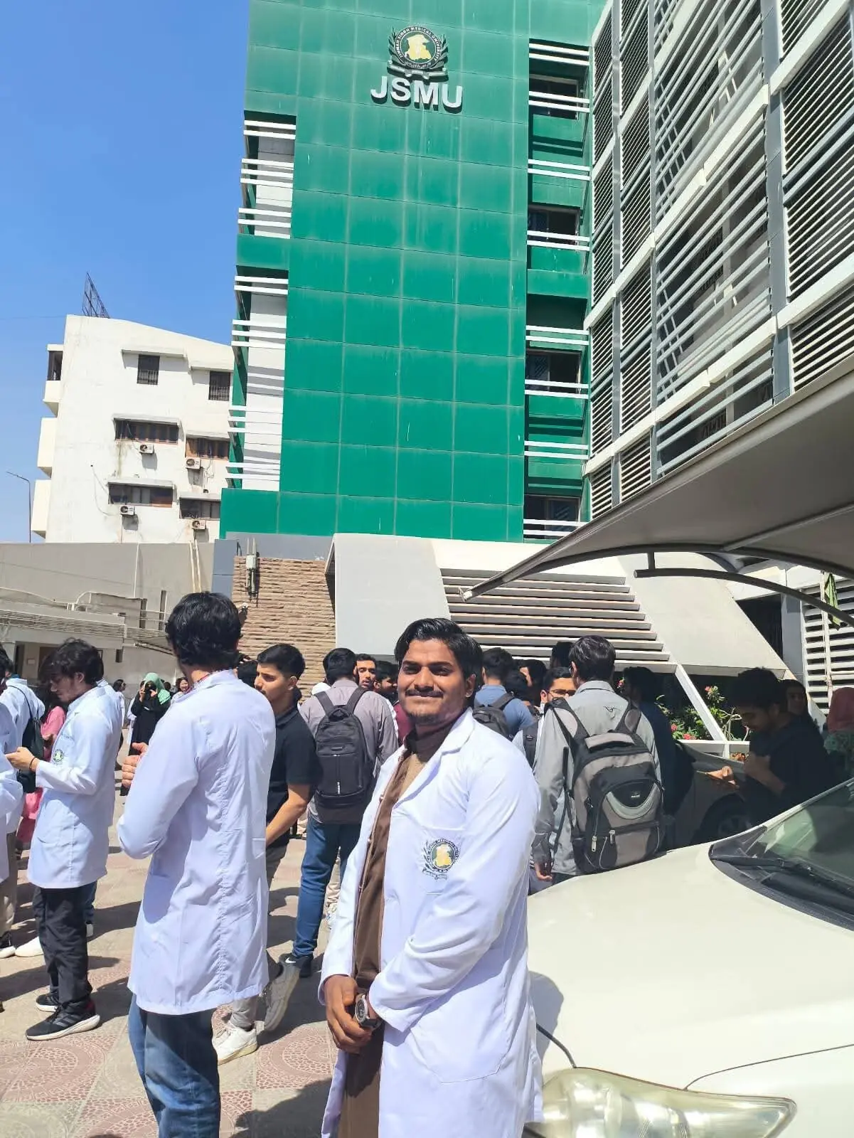  At SMC, where I am becoming a doctor. 