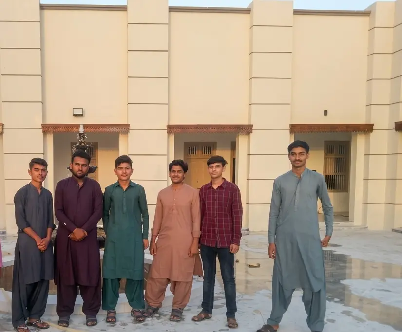  At Sindh Academy, Umerkot with some friends, to prepare for the MDCAT. 