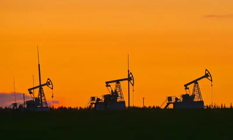 A view shows oil pump jacks outside Almetyevsk in the Republic of Tatarstan, Russia, on June 4, 2023. &mdash; Reuters/File