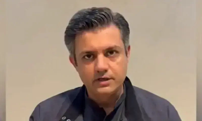 Hammad Azhar speaks in a recorded video statement, shared by PTI on Nov 21, 2025. &mdash; X/PTIPunjabPK/File