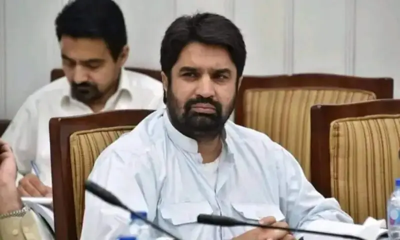 Khyber Pakhtunkhwa Minister for Public Health Engineering Fazal Shakoor Khan. &mdash; Photo via KP DGIPR