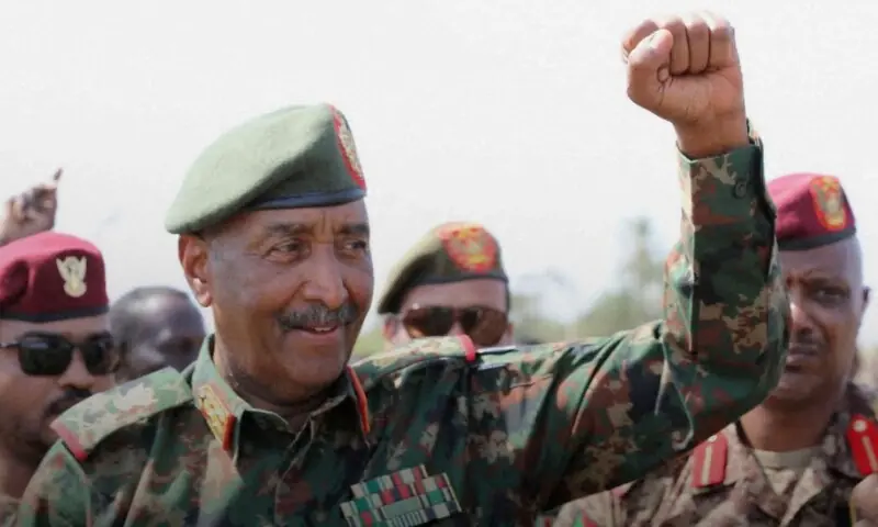 Sudan's army chief Abdel Fattah al-Burhan gestures to soldiers inside the presidential palace after the Sudanese army said it had taken control of the building, in the capital Khartoum, Sudan on March 26, 2025. —Sudan Transitional Sovereignty Council/Handout via Reuters/File Sudan's army chief Abdel Fattah al-Burhan gestures to soldiers inside the presidential palace after the Sudanese army said it had taken control of the building, in the capital Khartoum, Sudan on March 26, 2025. —Sudan Transitional Sovereignty Council/Handout via Reuters/File