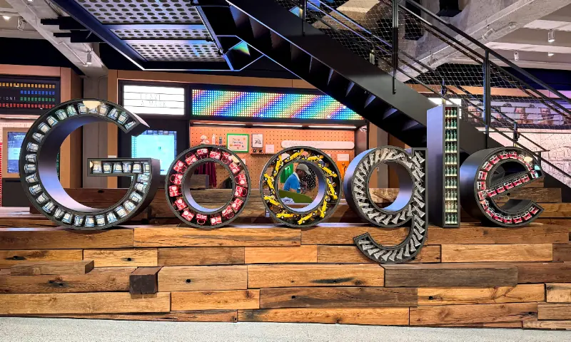 Google logo is displayed at Google's headquarters in New York City, US, on July 1, 2026. &mdash; Reuters/File