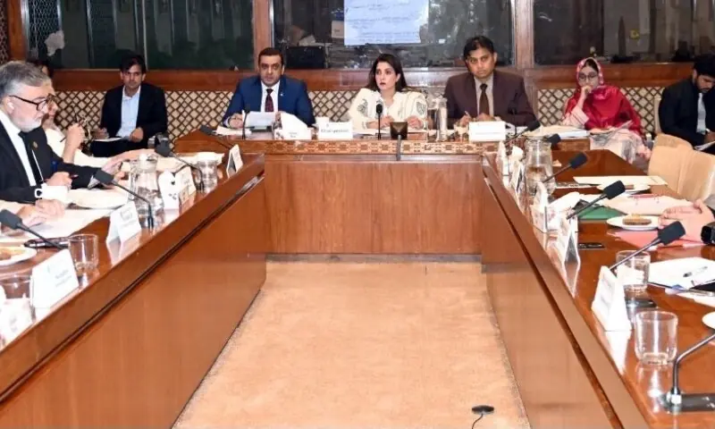 Senator Palwasha Khan chairs a meeting of Standing Committee on Information Technology and Telecommunication on September 25, 2026. — Senate website Senator Palwasha Khan chairs a meeting of Standing Committee on Information Technology and Telecommunication on September 25, 2026. — Senate website